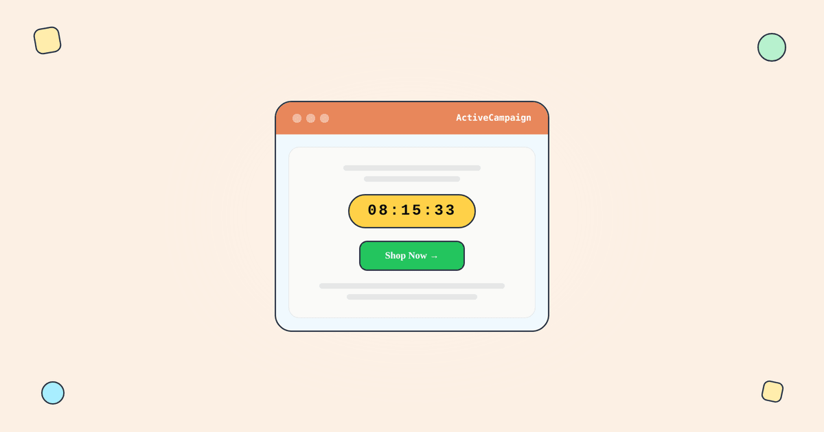 Countdown Timer Activecampaign infographic