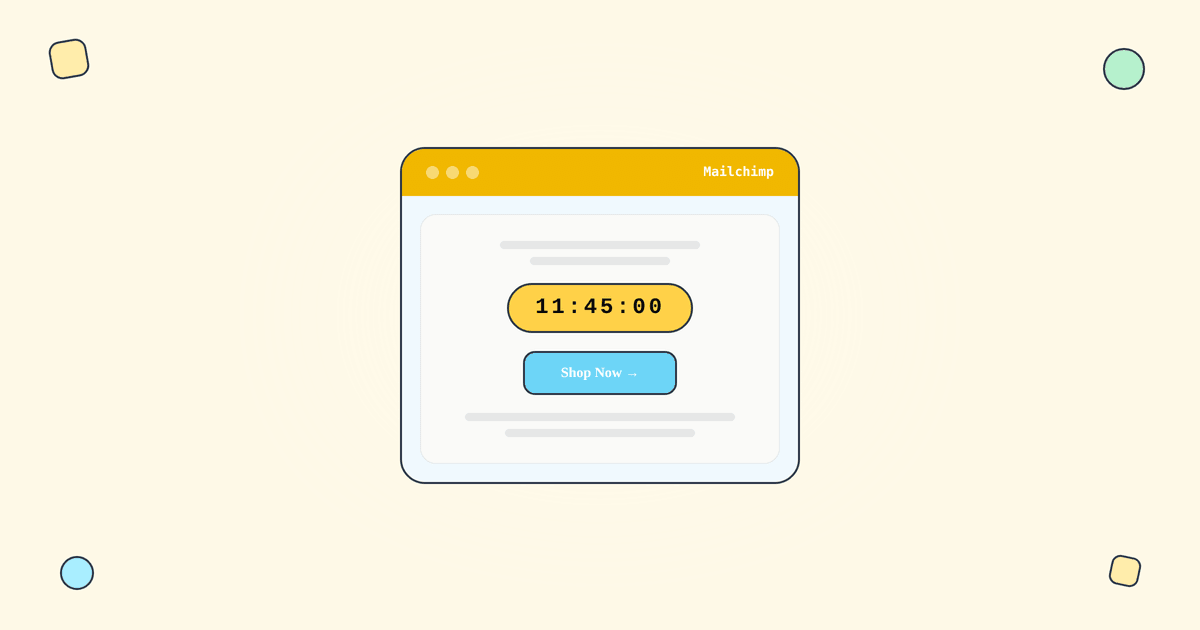 Countdown Timer Mailchimp infographic