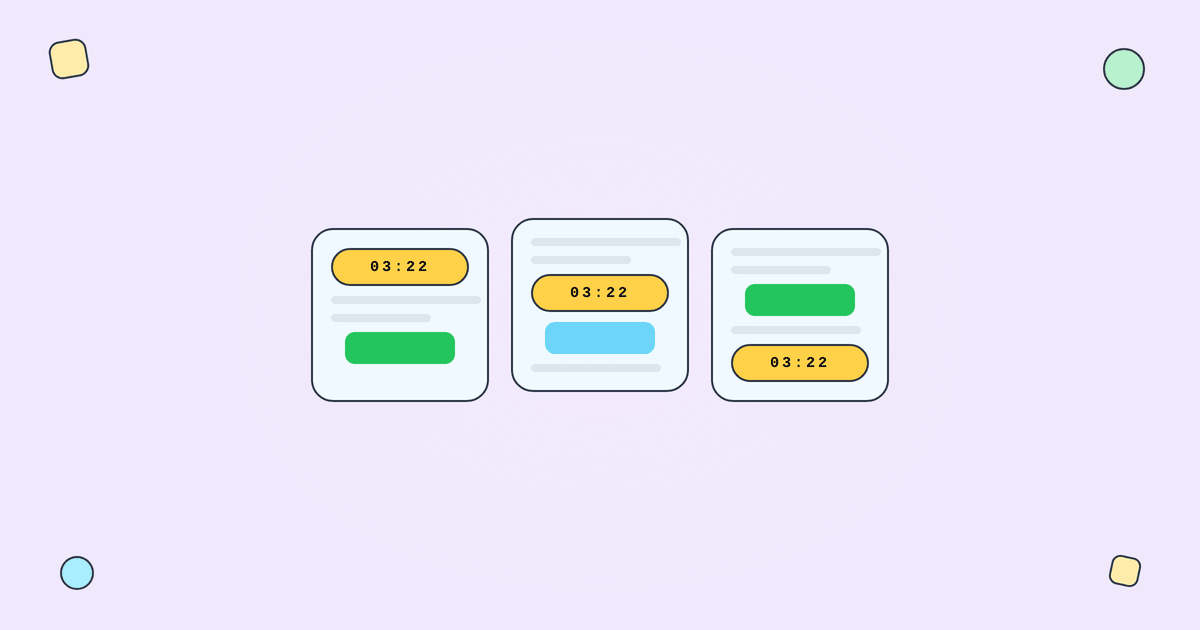 Countdown Timer Design Templates infographic